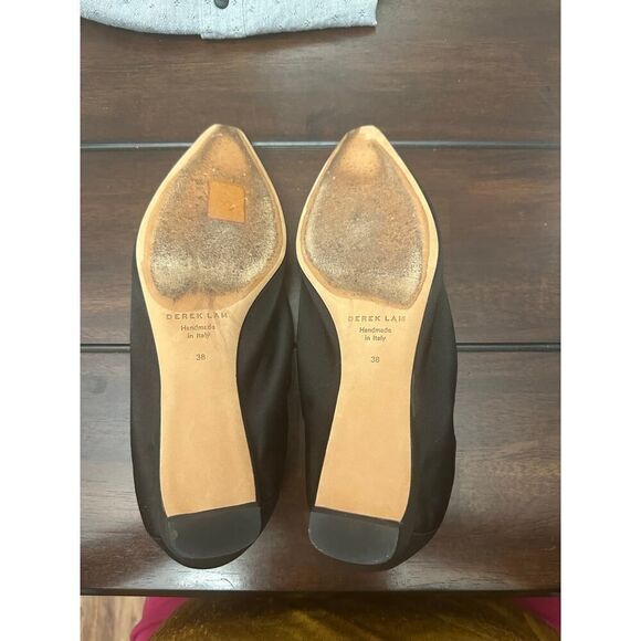 Derek Lam  The Imani elastic bootie in sleek satin, handcrafted in Italy. - Picture 6 of 7